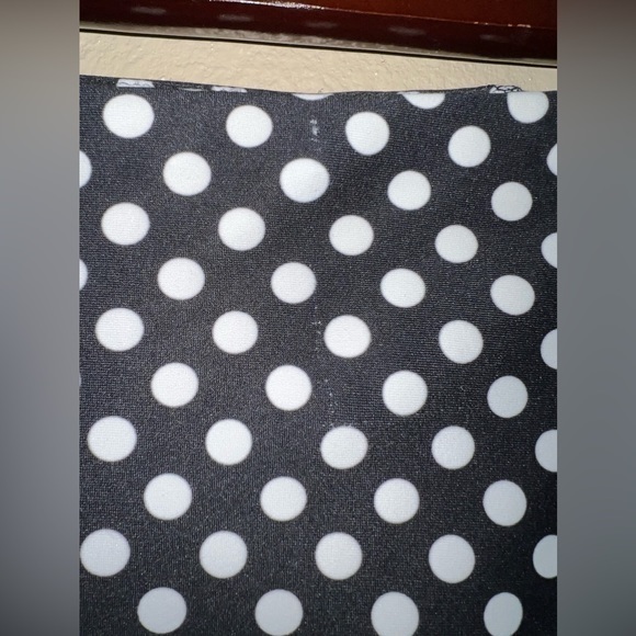 C&C California small black and white polka‎ dot cropped leggings small - Picture 11 of 11